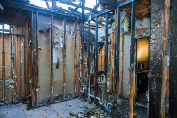 Professional Emergency Fire Damage Restoration technician working in Mount Rainier, MD